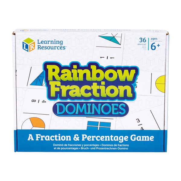 Learning Resources Rainbow Fraction Dominoes