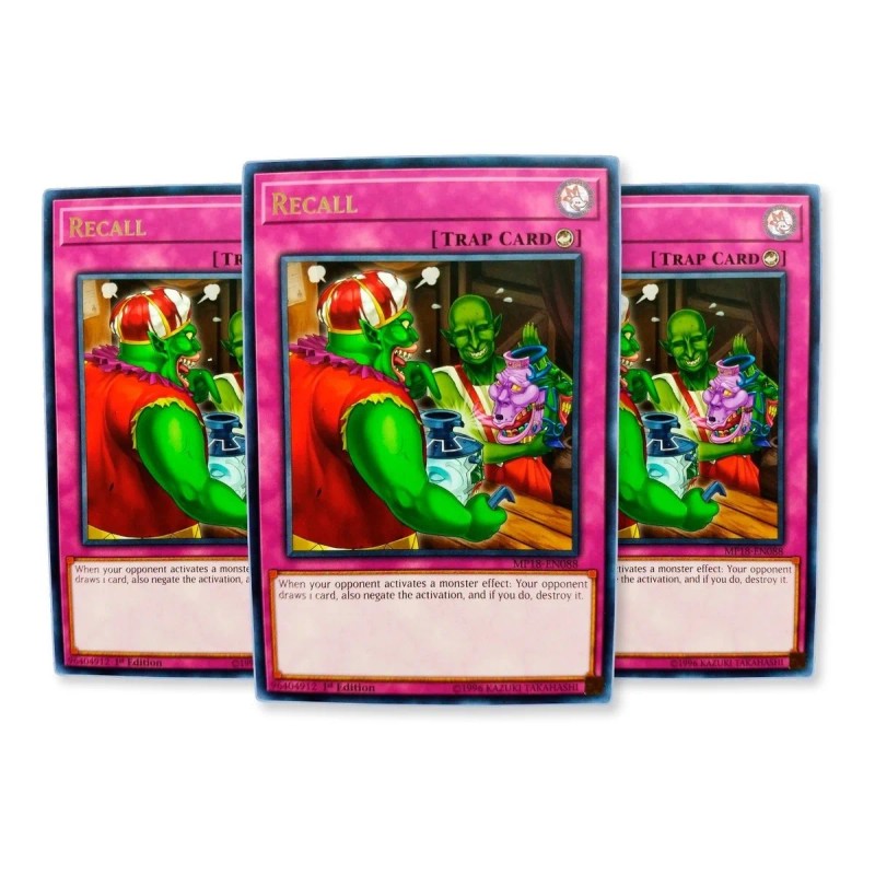Yugi-oh! Recall Mp18-en088 Rare