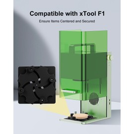 Adjustable Self-Centering Fixture Compatible with xTool F1, 0.4-3.15 Inch Adjustable Range, Ensure Items Centered and Secured
