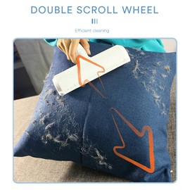 TRENDORA Pet Hair Remover - Lint Roller for Pet Hair - Cat and Dog Hair Remover for Couch, Furniture, Carpet, Car Seat, Reusable Pet Hair Roller W/Self-Cleaning Base - Upgraded Animal Fur Removal Tool