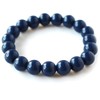 GOLD STONE Blue Beitstone Bracelet, 0.4 inches (10 mm), Made