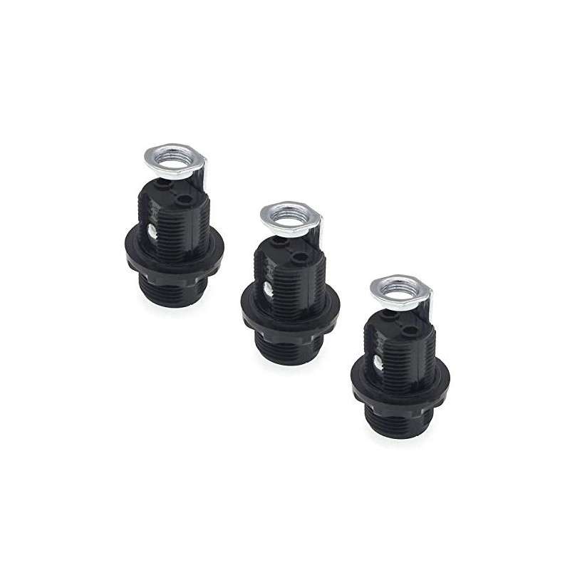 Candelabra Base Light Socket,TWDRTDD 3 Pcs of E12 Base Keyless