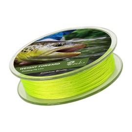 Fly Line Backing 20LB 30LB 100 Yds for Trout Fishing - Fluorescent Yellow, Set of 2