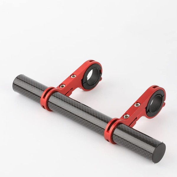 Eyours 7.88” Bike Double Handlebar Extender Carbon Fiber Mount Holder