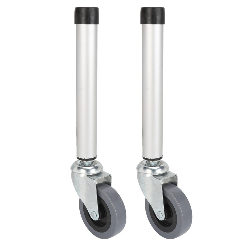 Walker Wheels Universal Rotating Adjustable Height Replacement Seniors Walker Front