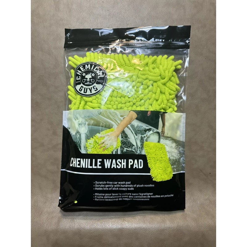 Chemical Guys - Chenille Microfiber Premium Scratch-Free Wash Pad, Green