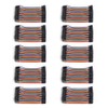 10Pcs Jump Wire Plastic Male to Female Connecting Cable for