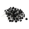 Sourcingmap 100 Pcs 2.3mm Shank 15mm Cup Shape Nylon Wire