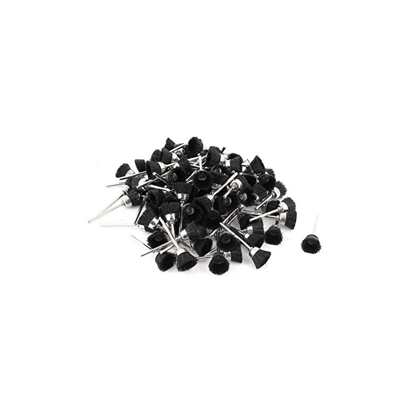 Sourcingmap 100 Pcs 2.3mm Shank 15mm Cup Shape Nylon Wire