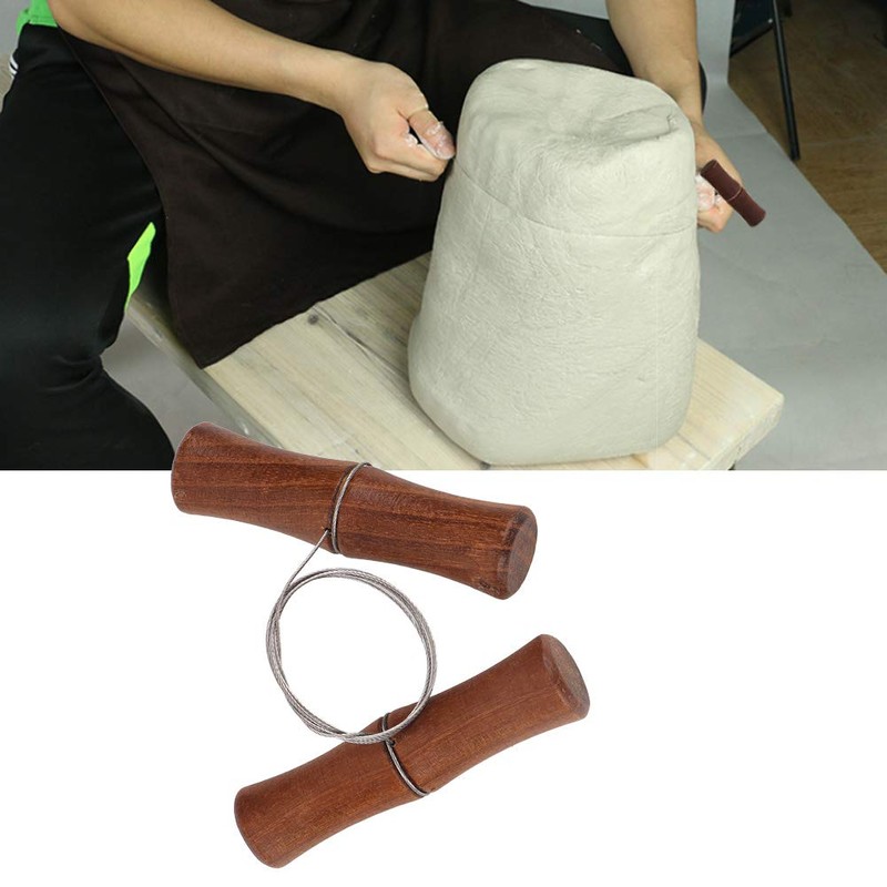 Tnfeeon Clay Cutting Wire, Wire Clay Cutter Clay Sludge Cutting