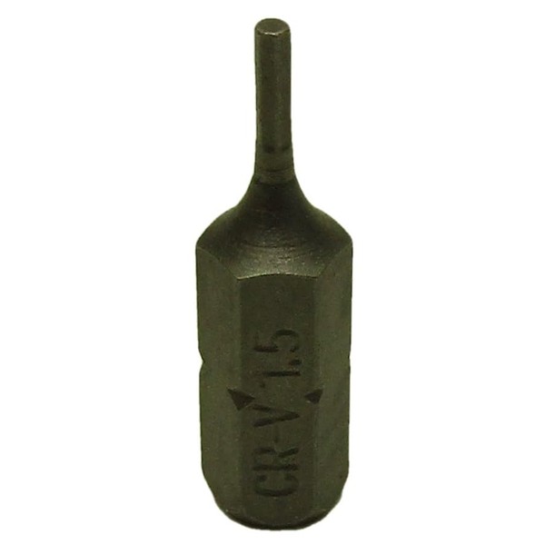 2 mm Allen H2 Small 25mm/1" Long 1/4" Hex Shank