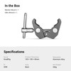 SMALLRIG Super Clamp (2 STÜCKE) Super Stativ Klemme Magic Arm