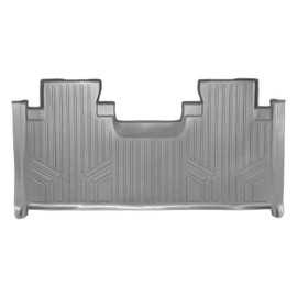 SMARTLINER Custom Floor Mats 2nd Row Liner Grey for 2017-2022 Ford F-250 / F-350 Super Duty SuperCab with 1st Row Bench Seat