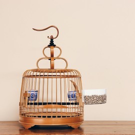 6pcs Feed Budgerigar Cockatiel Dispenser, Clear Conure Accessorytransparent Cup Parrot Cup, Food Animal Dish Thick Bowls, Bowls Hanging Semicircle Birds Spillage Thickened