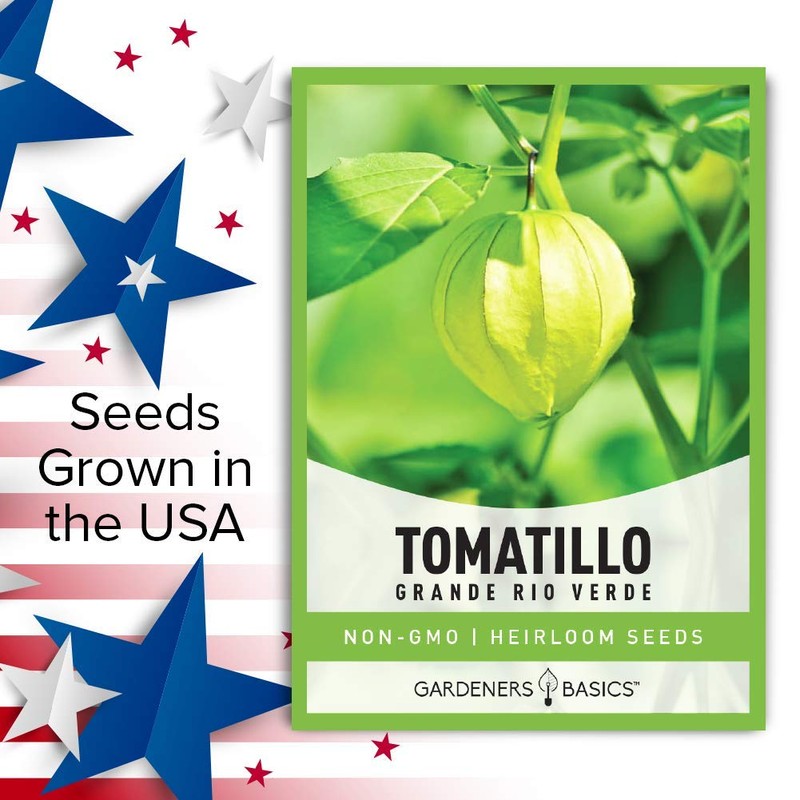 Gardeners Basics, Tomatillo Grande Rio Verde Seeds for Planting Heirloom