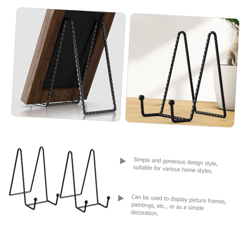 BIUDECO Strong Plate Holder Stand Picture Frame Display Mini Plate