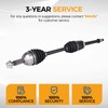 PAROD 662144 CV Axle Assembly Fit for 2000-2011 Ford Focus