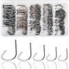 Fishing Hooks Kit Saltwater Freshwater Circle Hooks High Carbon Steel