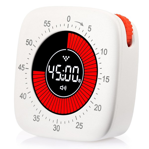 Visual Timer, Digital 60 Minute Countdown Timer, Children's Desk and