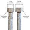 Reinforced hose 3/8 inch nut x 1/2 inch nut, drinking