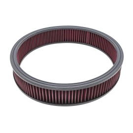 CFR Performance Gauze 16" X 3" Universal Round Washable Reusable Air Cleaner Filter Red