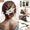 12 Pcs Flat Hair Clips for Women, Lay Flat Claw