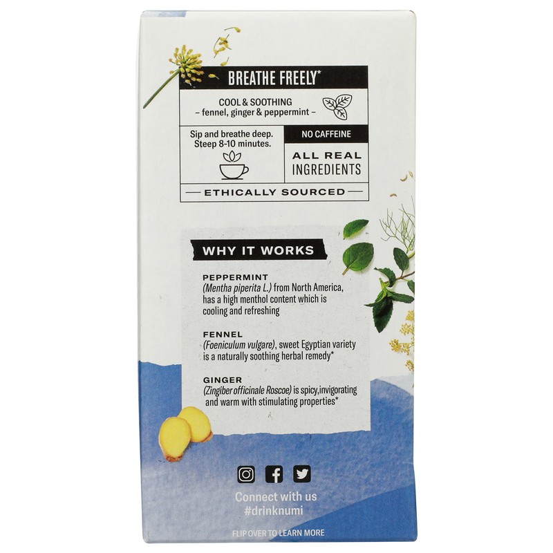Numi Organic Congest Away Herbal Tea – 16 Herbal Tea
