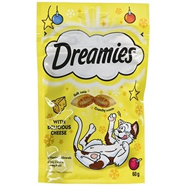 DREAMIES Cheese Cat Treats 60 g (Pack of 8)
