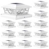 NIORSUN Solar Post Lights Outdoor 12 Pack, 2 Modes LED,