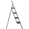 SEGAWE 4 Step Ladder Folding Step Stool with Wide Anti-Slip