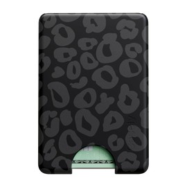Casely MagWallet | Into The Wild | Black Leopard | Slim Wallet Card Holder | Compatible with MagSafe | Soft-Touch Hard Silicone | Holds Up to 3 Cards