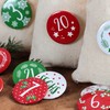Papierdrachen 24 Advent Calendar Numbers on Buttons - Lapel Pins