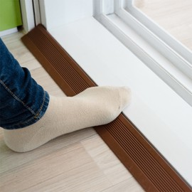 Domestic door ramp removal step remover slope plate threshold removal, 8mm beige 2 pieces (5759) / 국산 문턱경사로 방문턱제거 단차해소기 경사판 문지방제거, 8mm 베이지 2개입(5759)