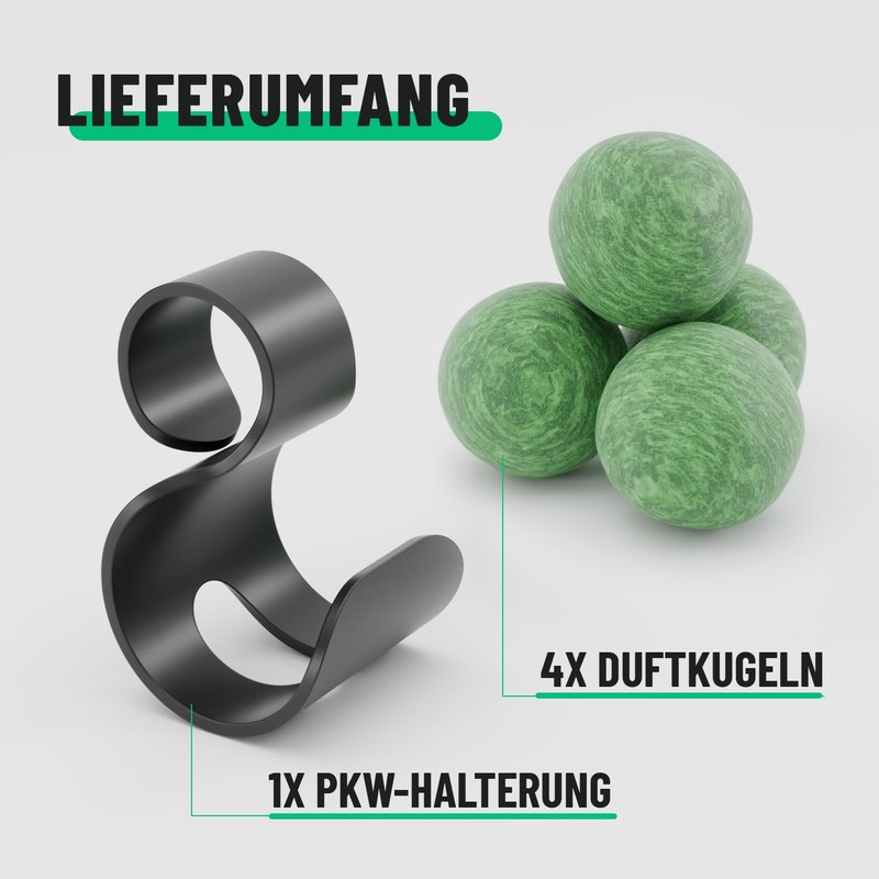 Greate 4x Anti-Marten Balls Marten Deterrent Car Fragrance Balls with