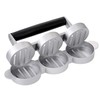 GRÄWE Hamburger Press for 3 Mini Burger Patties, 3 Mini