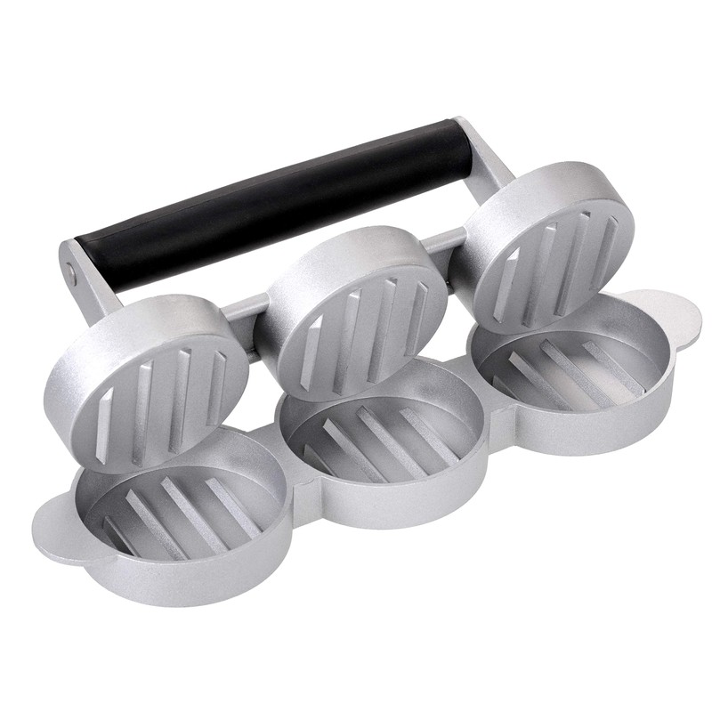 GRÄWE Hamburger Press for 3 Mini Burger Patties, 3 Mini
