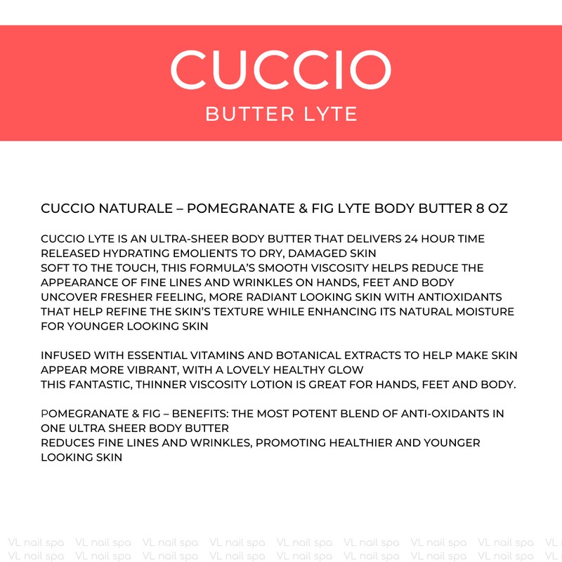 Cuccio Butter Lyte - Pomegranate & Fig (U.S Products) Body