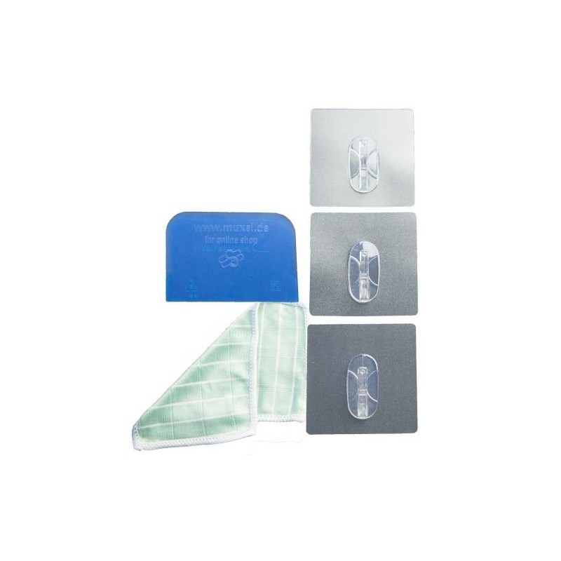 Muxel Wunderhaken Set 3-piece, large suction hooks. The magic hooks