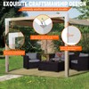 ITeVe.GD Pergola DIY Bracket Kits,2-Way L Shaped Corner Brackets for
