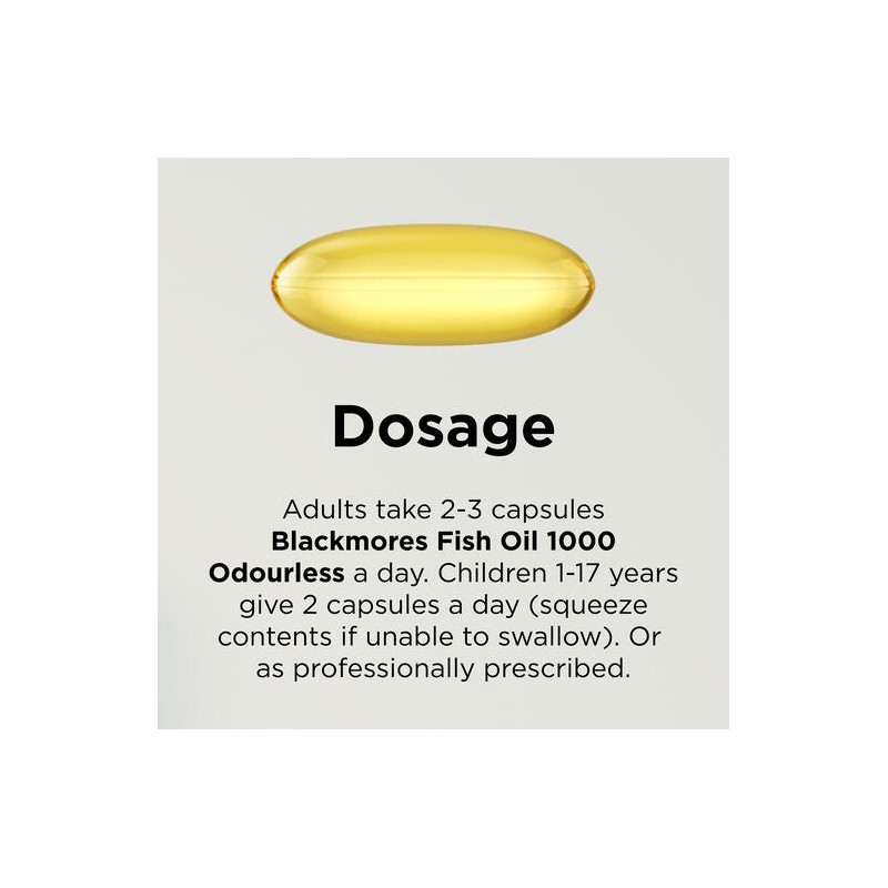 Blackmores Odourless Fish Oil 1000mg 400 Capsules