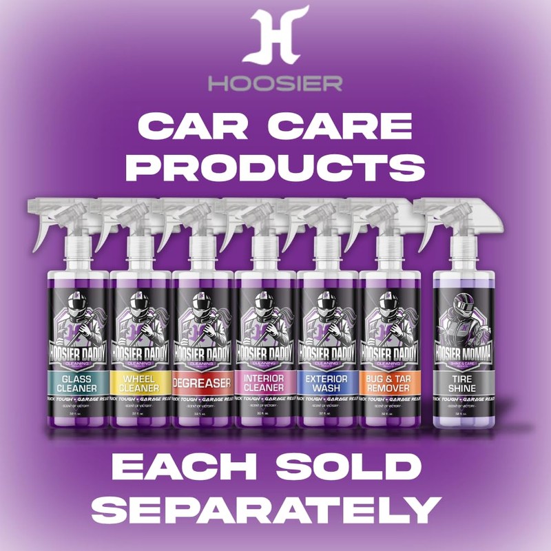Hoosier Daddy 16oz Car Interior Cleaner - lifts dirt, Stains,