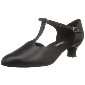 Diamant Damen Tanzschuhe 053-014-034, Damen Tanzschuhe Standard & Latein, Schwarz (Schwarz), 42 EU (8 UK)