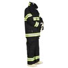 Aeromax Jr. Fire Fighter Bunker Gear, Black, Size 4/6