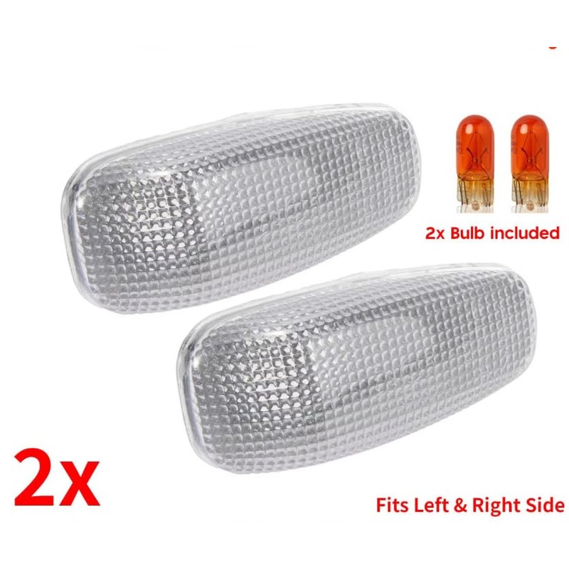 appRUN 2X Side Indicator Signal Light For Mercedes CLK Class