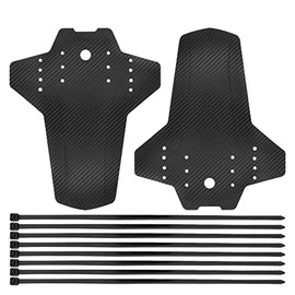 Bailinks Bike Fender Mud Guards,2 Pieces Mountain Bike Mudguards Set,MTB Front and Rear Bicycle Fender with 8 Cable Ties Compatible for 26", 27.5", 29" Size Mountain Bike