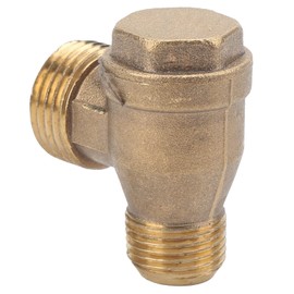 2 Way Check Valve Brass Check Valve G1 / 2xG3 / 8 Air Compressor Valve Male Thread
