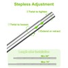 LOMILD Closet Rod, Adjustable Clothes Haning Rod 66 to 76