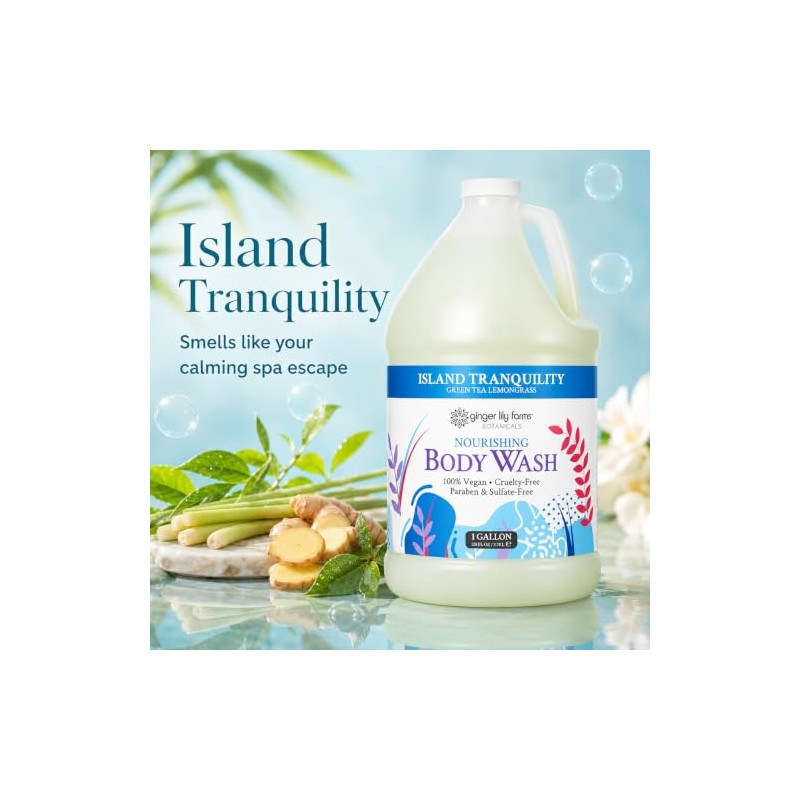Ginger Lily Farms Botanicals mezcla de cítricos gel de baño