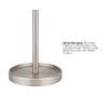 Ivilon Countertop Paper Towel Holder - Modern Tapered End Cap