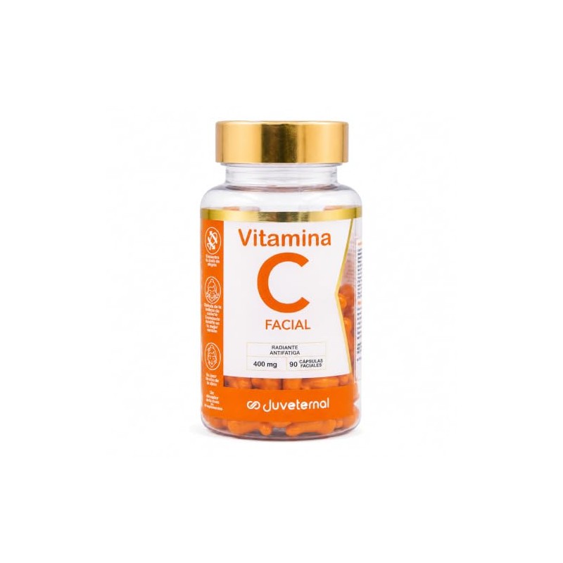 Cápsulas Faciales de Vitamina C 90 cápsulas Twist-Off Ilumina, Hidrata